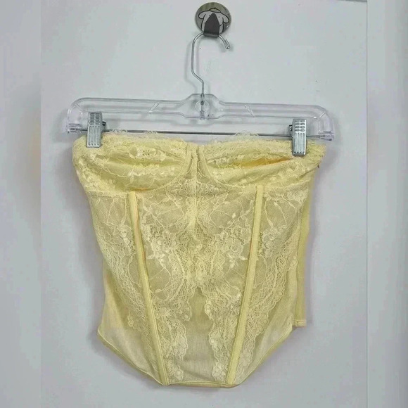 I.AM.GIA Demi Corset In Yellow NEW Sold Out Trending Size S - Picture 1 of 6